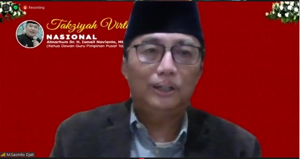 Virtual Takziah Almarhum Ismail Navianto, Ketua Pimwil Tapak Suci Jatim Sulit Menggantikan Sosok Beliau 1