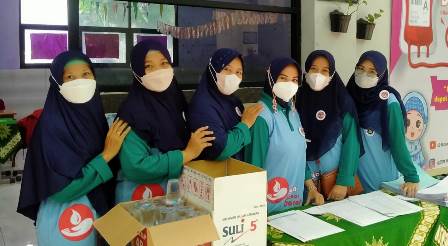Sambut Milad 54 SD MuhlaS Surabaya Gelar Donor Darah 1