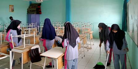 Kamis Sehat-Bersih SMK MITA, P5BK Aksi Nyata Pelajar Pancasila 1