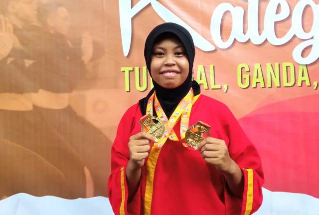 Atlit Tapak Suci Kediri Borong 31 Medali Kompetisi Pencak Silat Banyuwangi 1