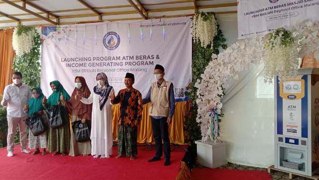 YBM BRILiaN Lauching Program ATM Beras-Program Mustahik Income Generating Kabupaten Malang 1