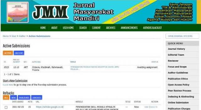 Keren, Karya PHP2D UMLA Tembus Sinta 3-Tercatat Hak Cipta Intelektualnya 1