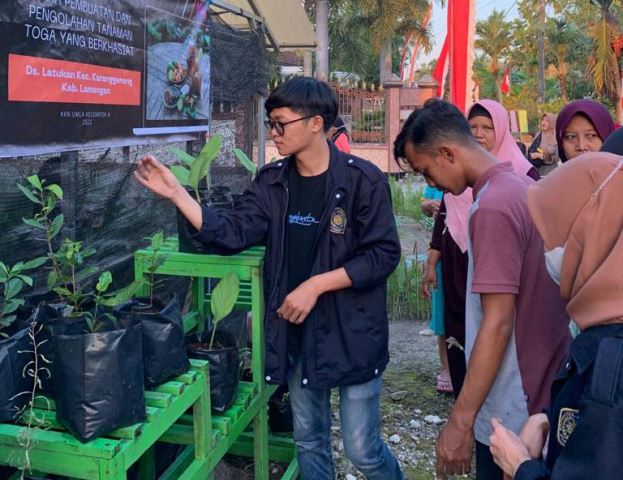 Sebelum Closing, KKN 4 UMLA Tanam TOGA Desa Latukan 1