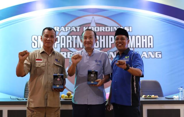 Kasek Arif Efendi SMK Muhisa Jabat Dewan Penasehat SMK Partnership Yamaha 1