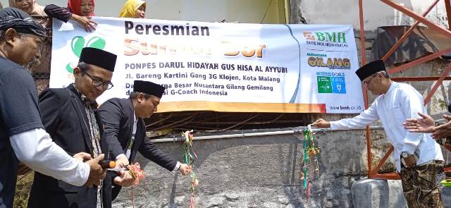 Sumur Gemilang Ke 4 NGG Diresmikan di Ponpes Darul Hidayah Malang 1