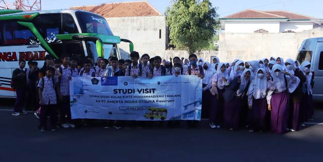 Learning Global, Siswa Matsamutu Study Visit Pabrik Minuman Isotonik 1