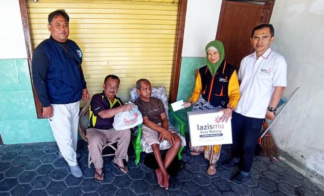 Program Peduli Difabel Lazismu Kota Malang Bantuan Sembako-Uang Tunai 1