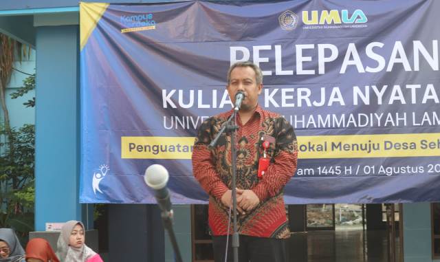 Penuh Makna, Pelepasan Ratusan Mahasiswa UMLA Program KKN Empat Skema 1