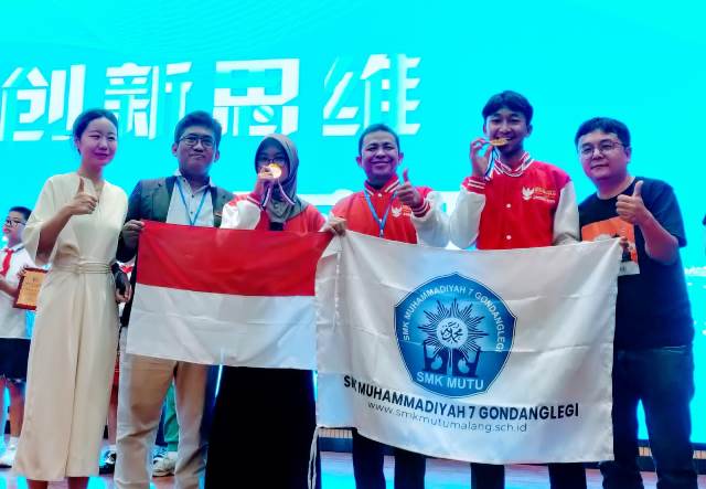Tim Robotik SMK Mutu Raih Gold Medals China Coding Challenge 1