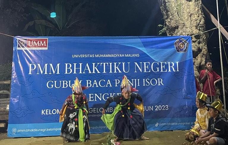 PMM UMM Melestarikan Budaya-Mengembangkan Akademik Anak-Anak Gubuk Baca Panji Isor Klengkeng 3