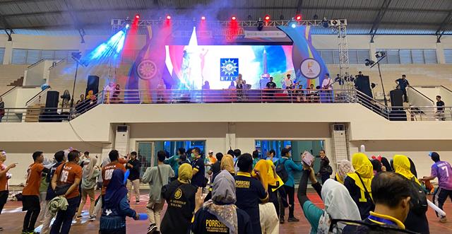 Saung Angklung SMK Muhisa Hibur Atlit PORRSMA Jatim 1
