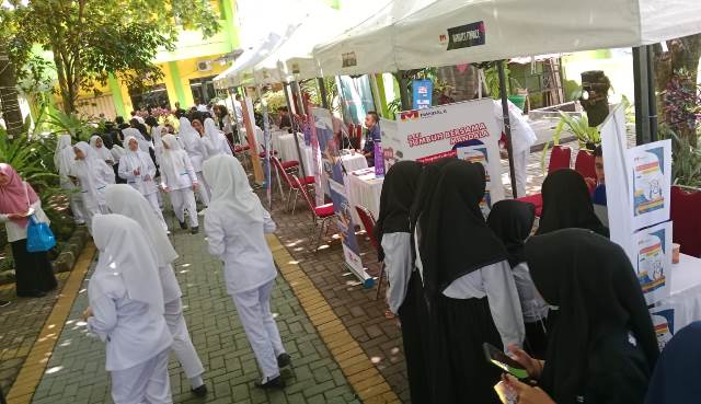 Disnaker PMPTSP-Cabdin Kota Malang Batu Apresiasi Job Fair SMK Muhisa 3