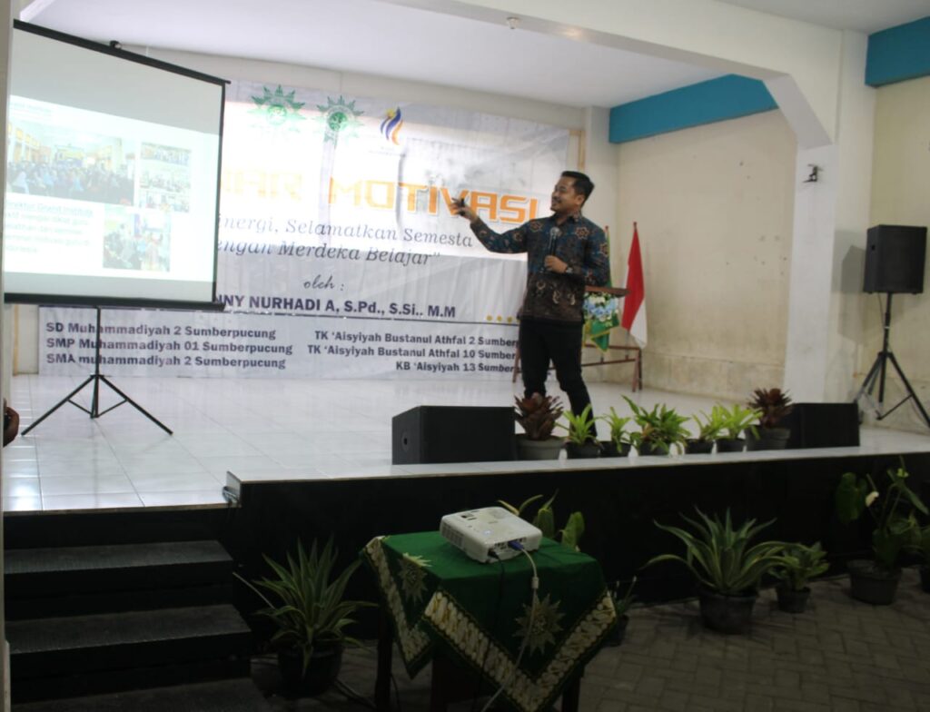 Milad Muhammadiyah-HGN, AUM Sekolah Sumberpucung Seminar Motivasi Pendidikan 2