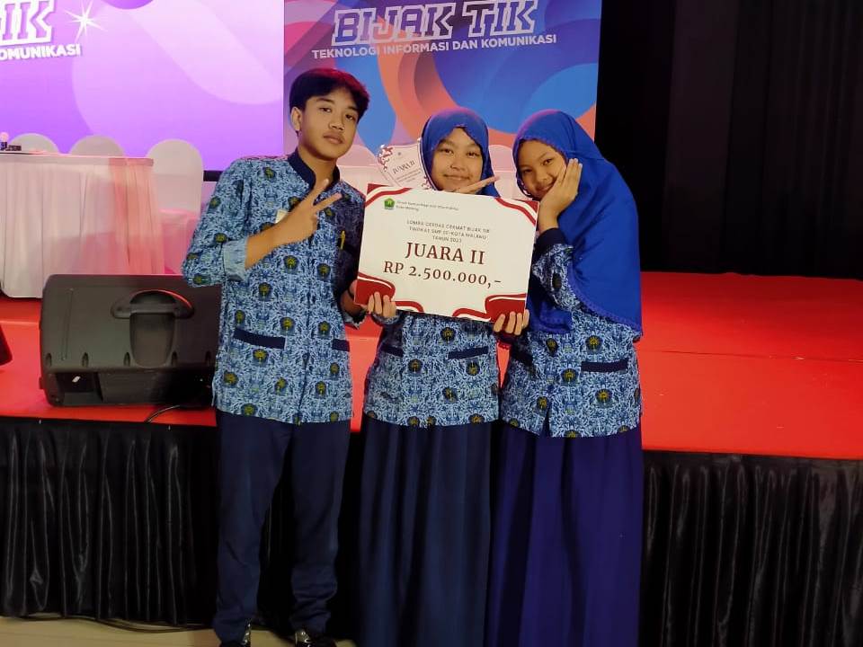 Penerima Bea Siswa Lazismu Juara CCB TIK Diskominfo Kota Malang 1