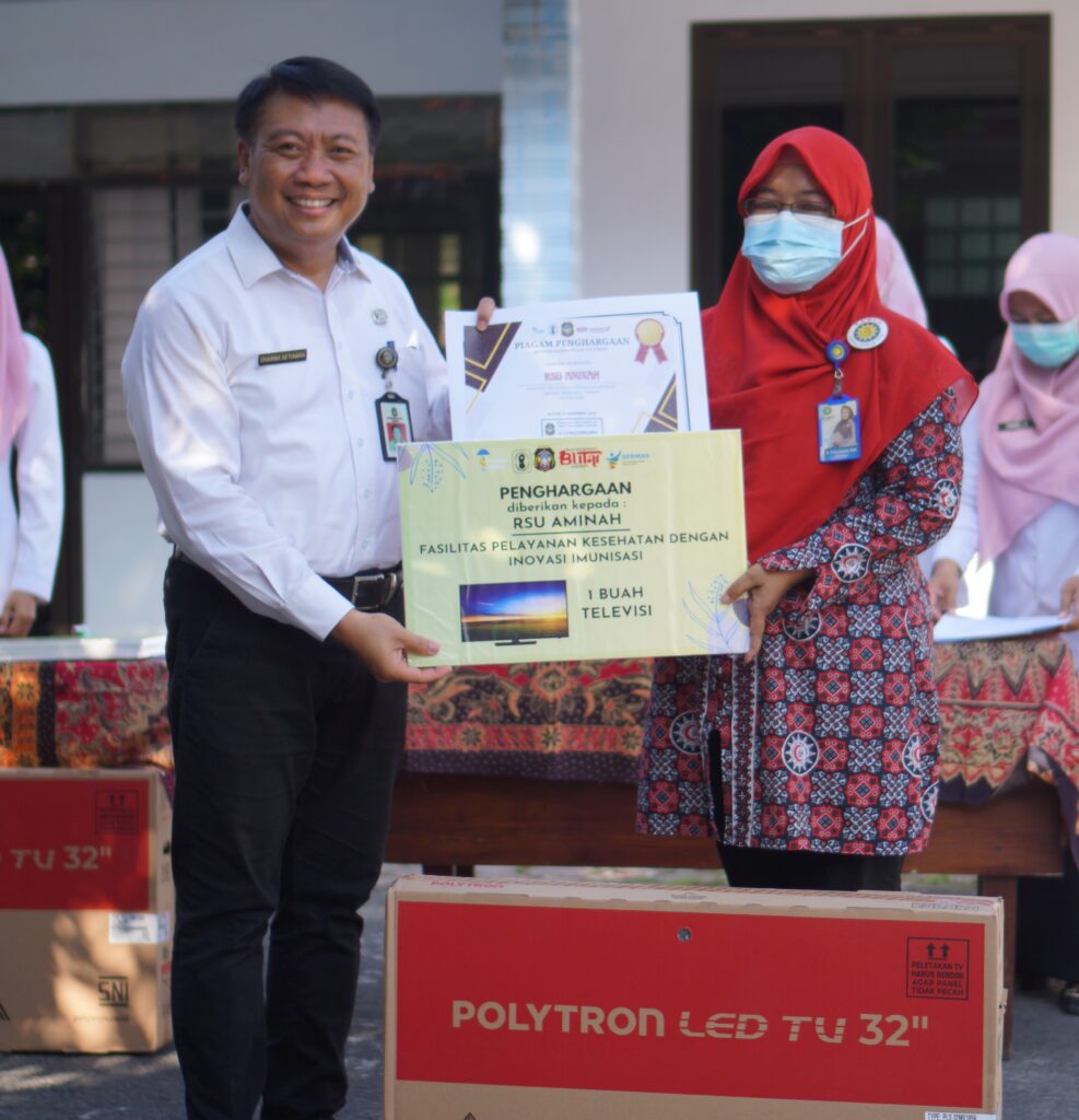 RSU Aminah Blitar Dapat Reward Inovasi Imunisasi Terbaik 2