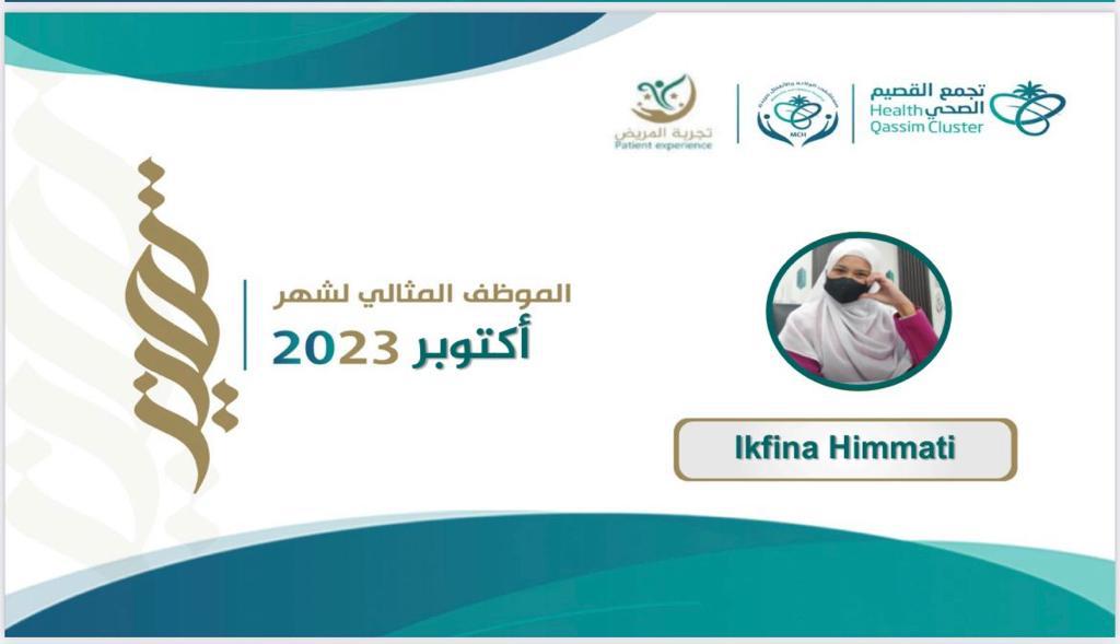 Ikfina Alumni Ners UMLA, Raih Best Nurses MCH Arab Saudi 2