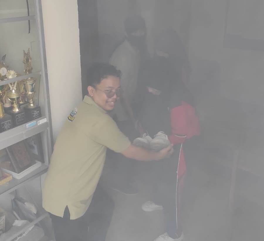 Saat SPAB, SMK Muda Diguncang Gempa-Kebakaran 2