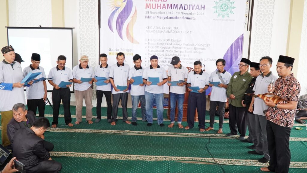 MPM PP Muhammadiyah Lantik Jatam Cianjur-Berdayakan Ekonomi Penyintas Gempa 1 MPM PP Muhammadiyah Lantik Jatam Cianjur-Berdayakan Ekonomi Penyintas Gempa 1