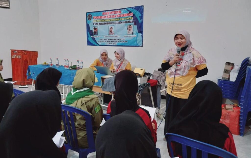 IPM SMKM 12 Lamongan-Prodi Kebidanan UMLA Aksi Centing Jihad Bebas Stunting 1