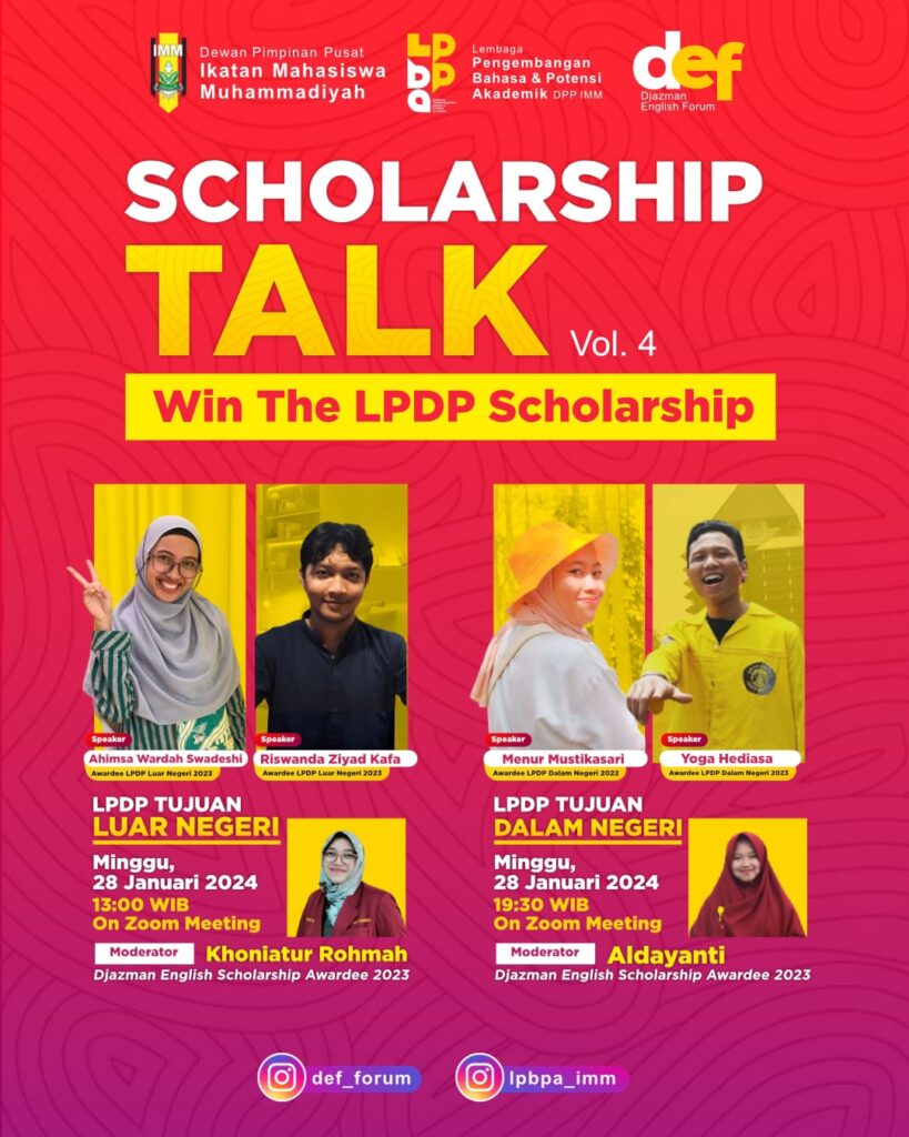 Djazman English Forum Dorong Kader IMM Daftar Beasiswa LPDP 1