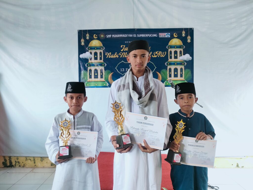SMP M-One Sumberpucung Peringati Isra’ Mi’raj Hikmah Hidup Berkemajuan 2