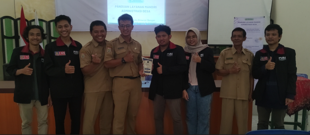 PMM 60 UMM Gel 6 Digitalisasi Desa Watugede Singosari, Sistem Web Terintegrasi 1