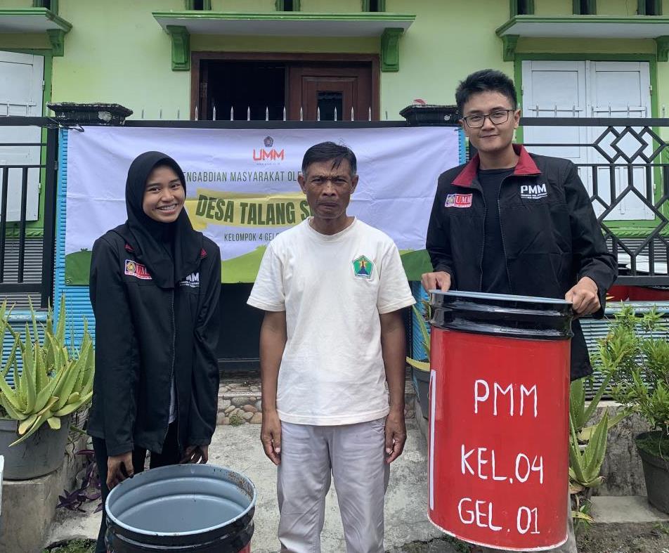 PMM 4 UMM  Gerakan Pilah Sampah Warga Talang Suko, Turen 2