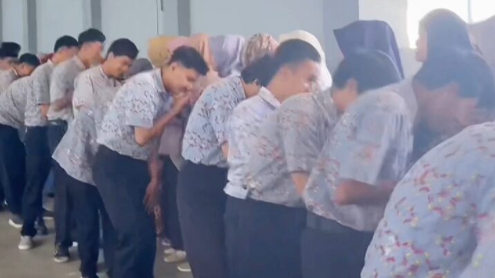 Ratusan Siswa, Guru-Karyawan SMK Mugas Halal Bi Halal 2