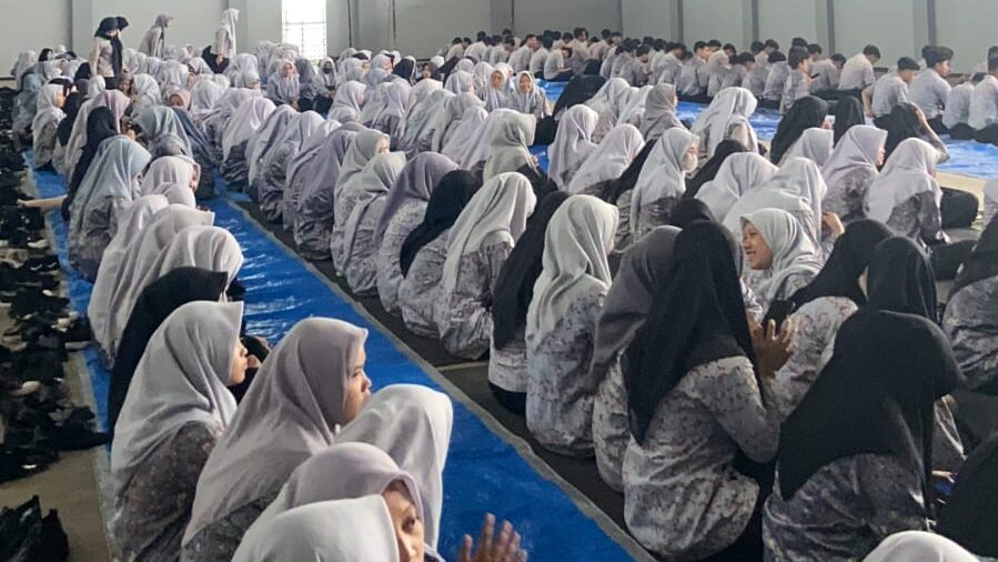 Ratusan Siswa, Guru-Karyawan SMK Mugas Halal Bi Halal 1