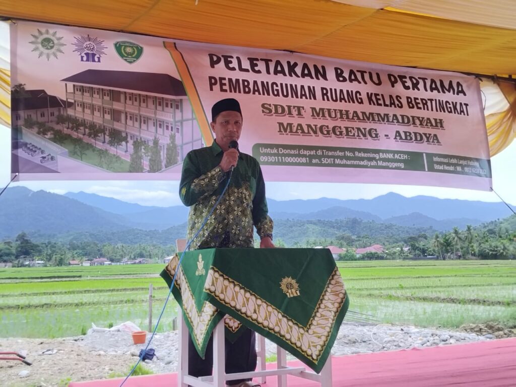 SDIT Muhammadiyah Manggeng Groundbreaking Ruang Kelas Bertingkat 2