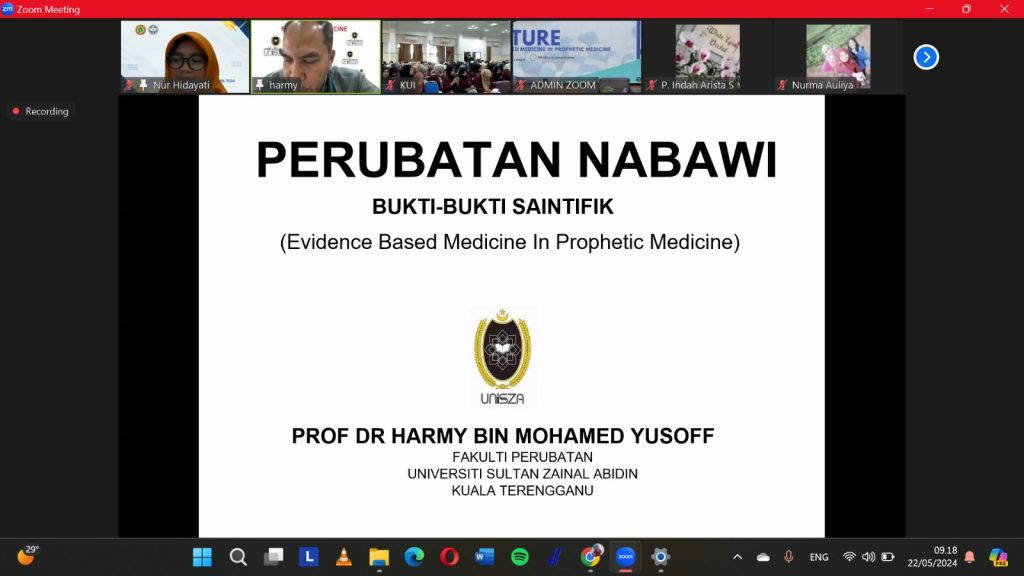 FIKES-KUI UMLA Guest Lecture Universitas Sultan Zainal Abidin Malaysia Bahas Prophetic Medicine 1 FIKES-KUI UMLA Guest Lecture Universitas Sultan Zainal Abidin Malaysia Bahas Prophetic Medicine 1