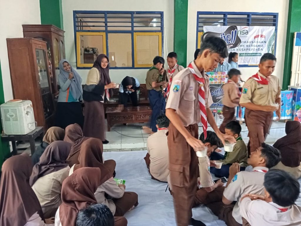 Perkuat Double Track, PT Forisa Latih Siswa Smamuda Sumberpucung KWU 1