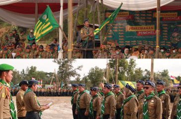 Pelantikan dan Perkemahan Kwarwil HW Lampung