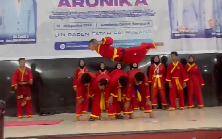 UKMK Tapak Suci UIN Raden Fatah Palembang Atraksi Inagurasi 1