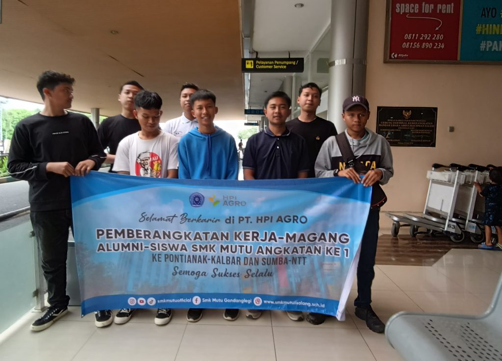 SMK Mutu Lepas Puluhan Siswa Magang Kerja-Alumni Berkarir di PT HPI Formasi Mekanik-Operator Alat Berat 1