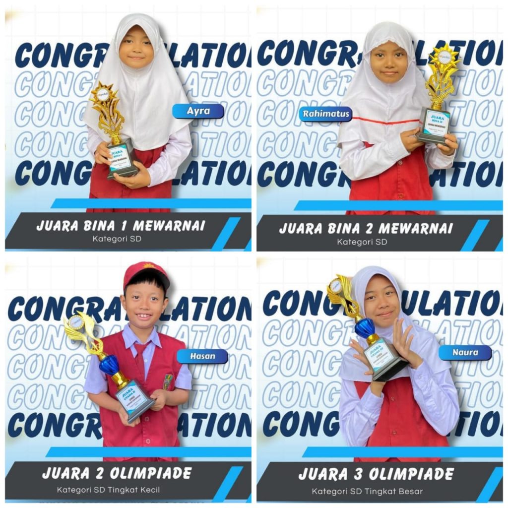 Terbaik, Siswa MD2 Elementary Sumberpucung Borong Juara Nasional 2