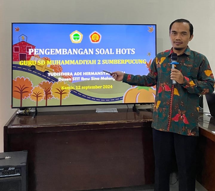 Guru MD2 Elementary Sumberpucung Workshop Pengembangan Soal HOTS 1