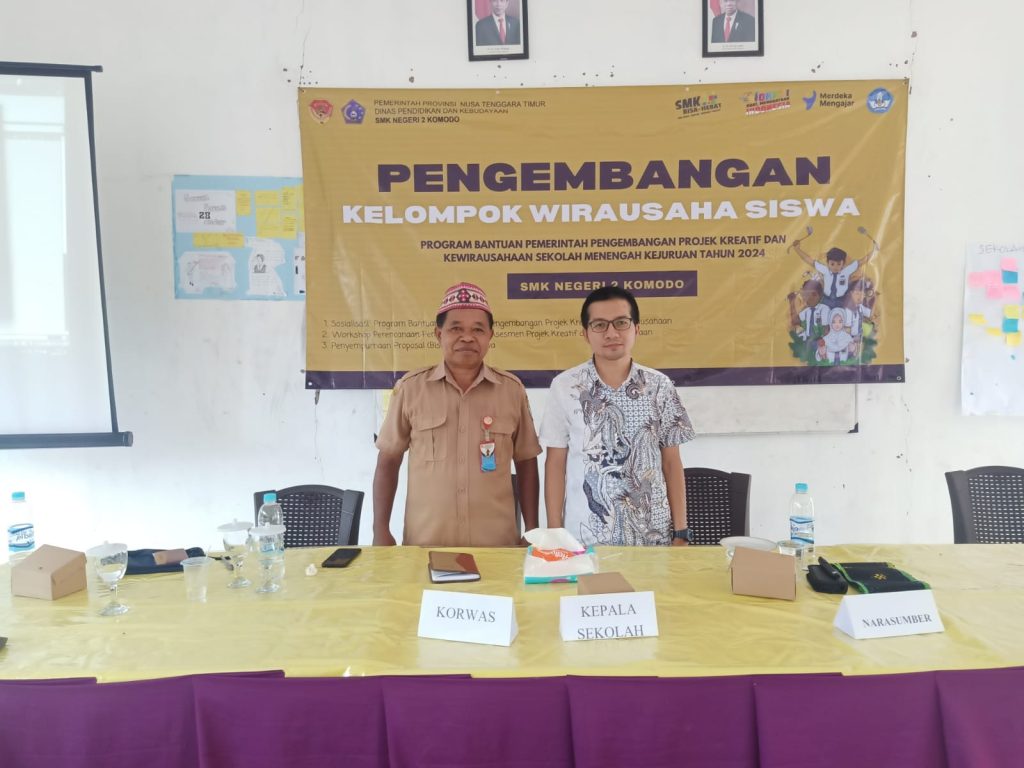 Guru SMK Mugas Pemateri Bantuan Pemerintah Project Kreatif dan Kewirausahaan 1
