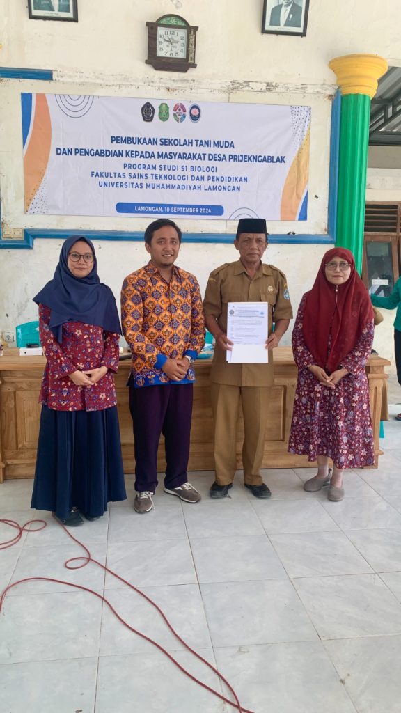 HIMABIO UMLA Sukses Dirikan Sekolah Tani Muda Desa Prijekngablak Lamongan 2