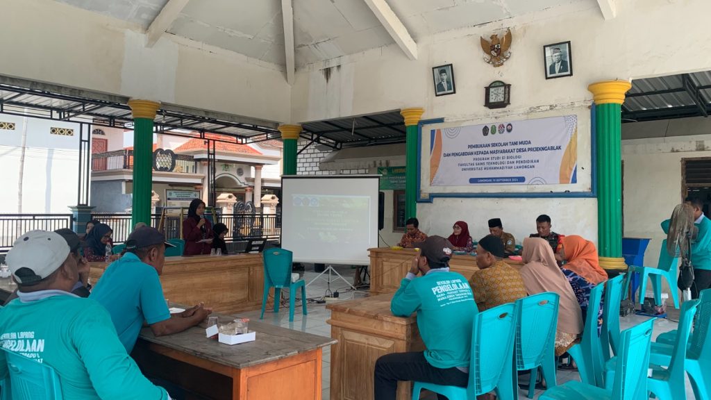 HIMABIO UMLA Sukses Dirikan Sekolah Tani Muda Desa Prijekngablak Lamongan 1
