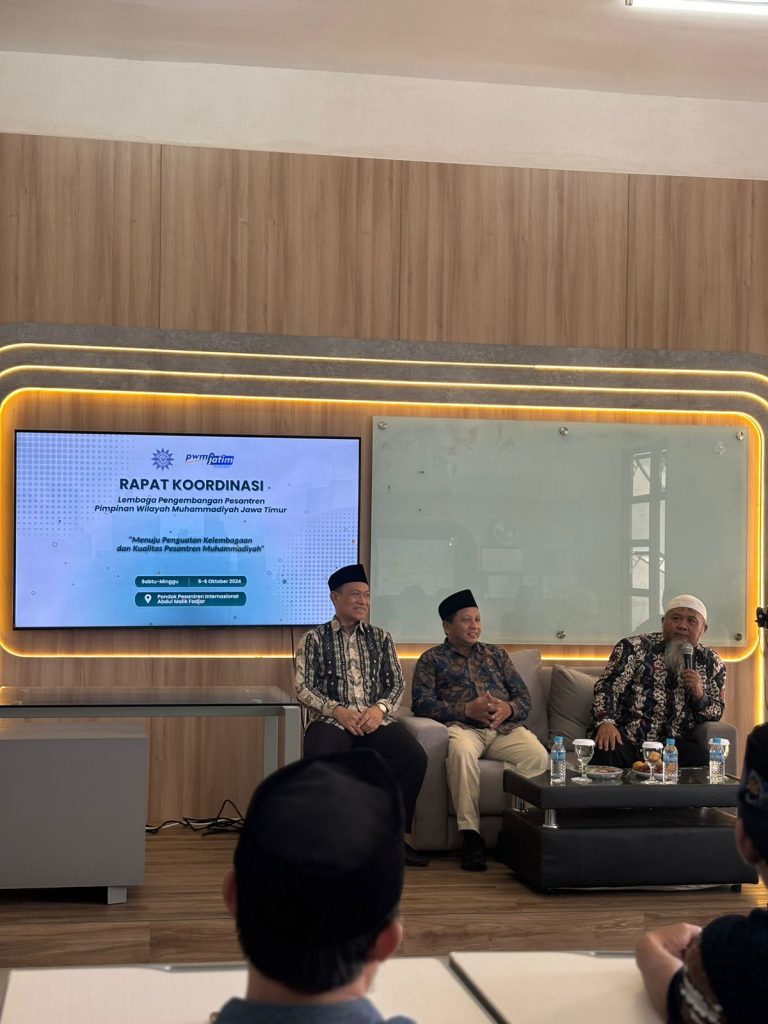 Rakor LP2 PWM Jatim Hasilkan Konsep Kemandirian Pesantren Muhammadiyah 3