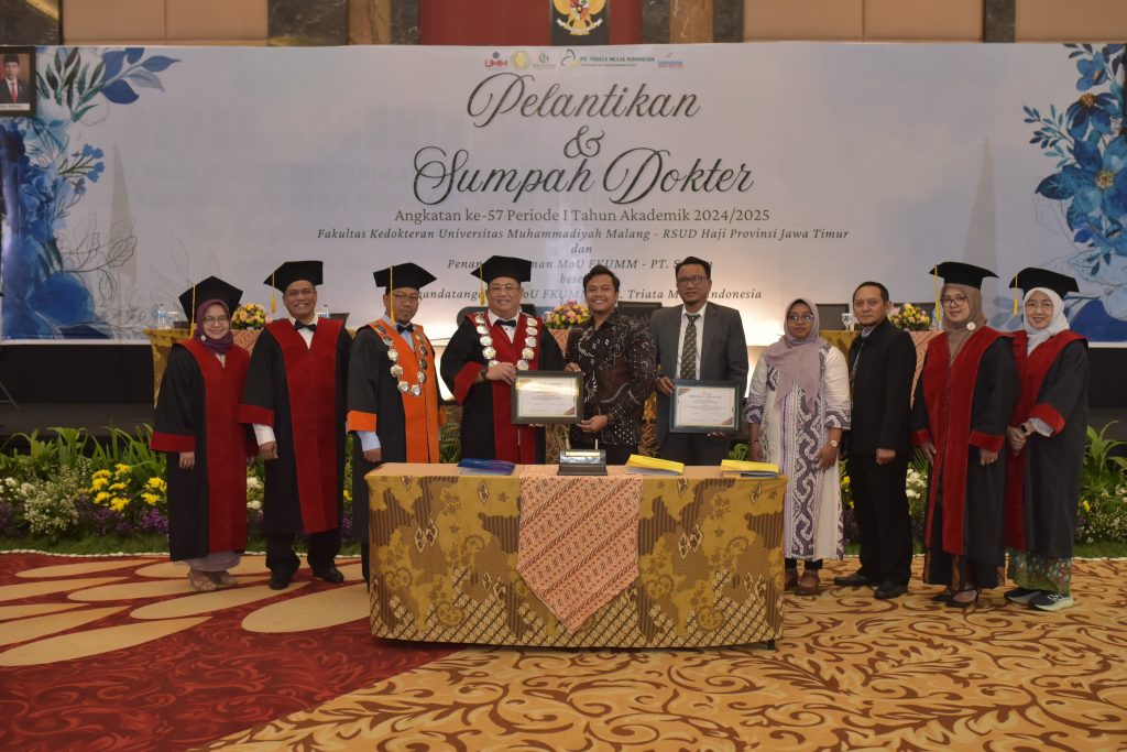 Pelantikan dan Sumpah Dokter FK UMM, Hadirkan Rohaniawan-Penandatangan MoU 2