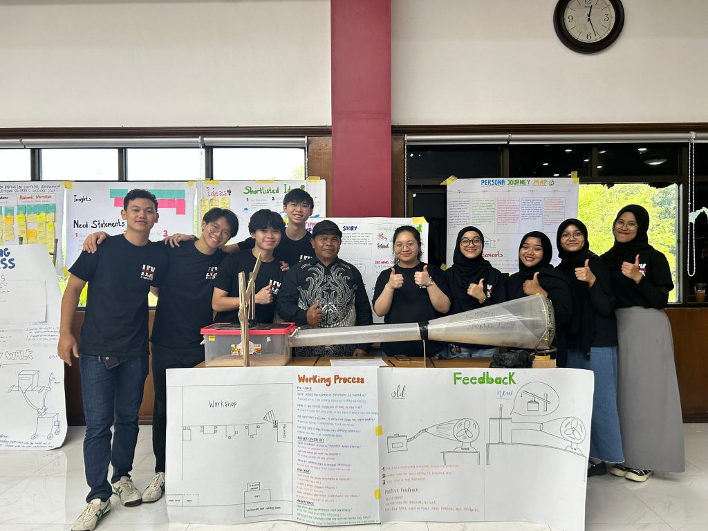 Kerjasama Mahasiswa UMM-Singapore Polytechnic Karya Prototype Cegah Polusi Udara-Olah Limbah Kayu 1