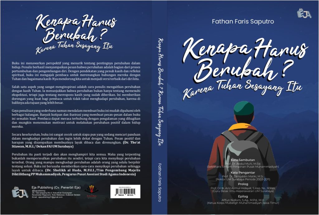 Fathan Faris Saputro Terbitkan Buku Kenapa Harus Berubah? Karena Tuhan Sesayang Itu 1
