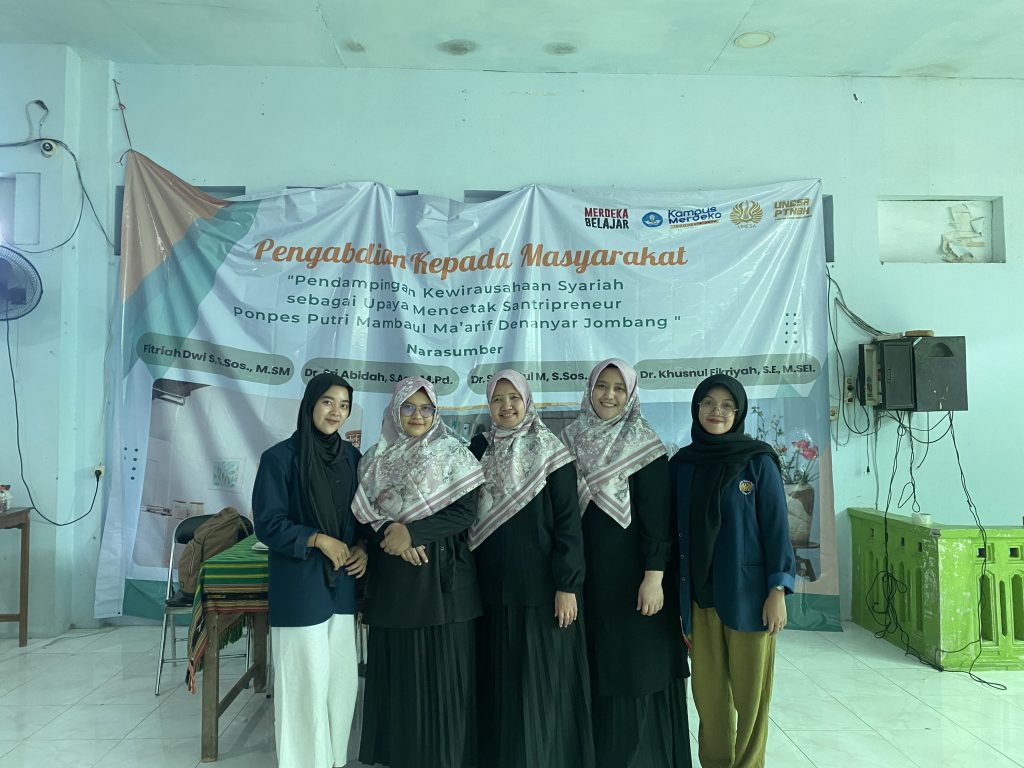 Dampingi Kewirausahaan Syariah, Tim PKM Unesa Cetak Santripreneur Ponpes Putri Mambaul Ma’arif Denanyar Jombang 2