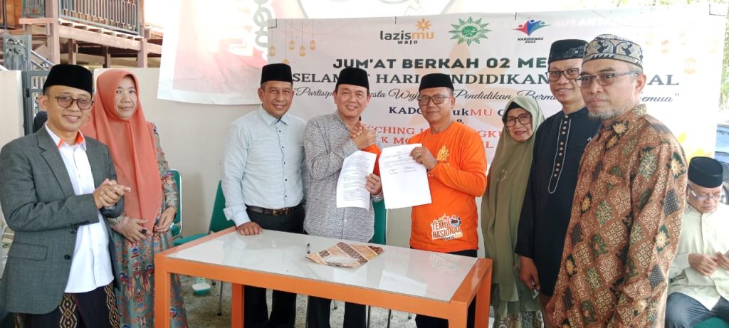 Lazismu Wajo-Pemilik Transportasi Umum MoU Program Filantropi   1