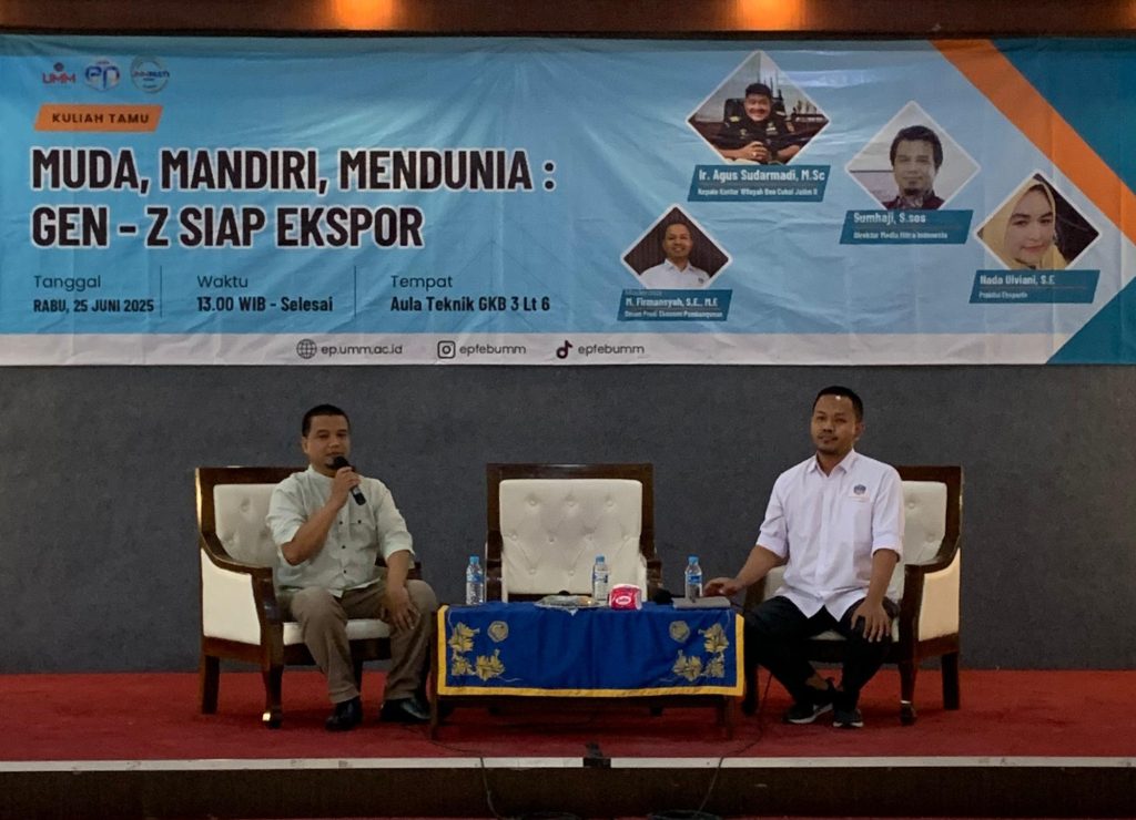 Kepala Bea Cukai, Pengusaha-Eksportir Bahas Proses Ekspor Bersama Mahasiswa Ekonomi Pembangunan UMM   2