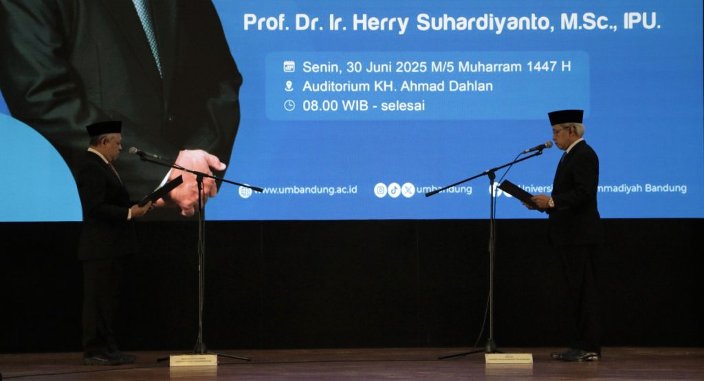 Herry Suhardiyanto Kembali Jabat Rektor UM Bandung 1