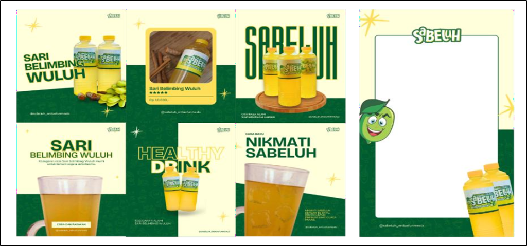 PKM Tim Prodi D4 Desain Grafis Unesa Bantu Promosi Sabeluh Produk UMKM Surabaya 4