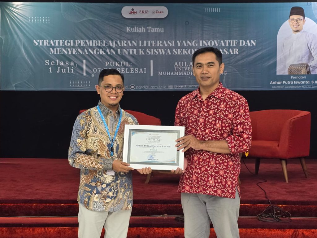 Hadirkan Pakar Literasi-Inovasi Pendidikan, PGSD UMM Kuliah Tamu Bahas Matthew Effect- Growth Mindset 3